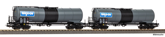 PIKO 28316 - H0 - 2-tlg. Set Knickkesselwagen Algeco, SNCF, Ep. VI
